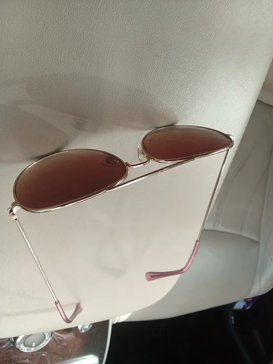 H&M Gold Frame Aviator Sunglasses with Brown Gradient Lenses - Picture 3 of 3